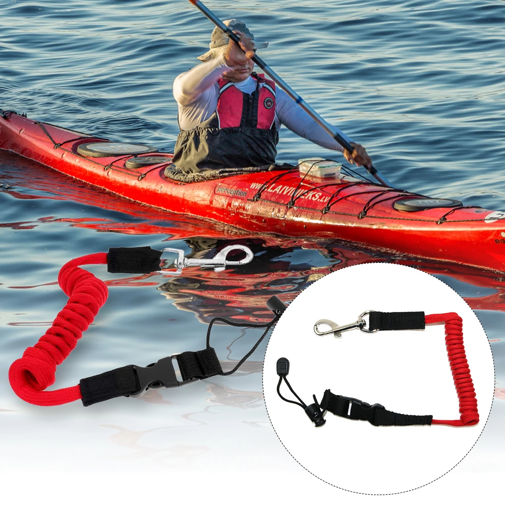 Весла для каяка, 2 штуки, Поводок, шнур для занятий водными видами спорта, Оборудование для тренировок 4