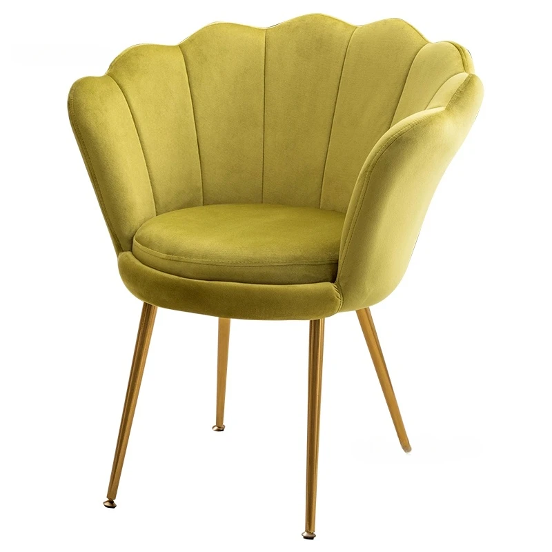 Европейский стул для гостиной, мебель для спальни, современное минималистичное кресло со спинкой, Простые стулья для грима в общежитии 1