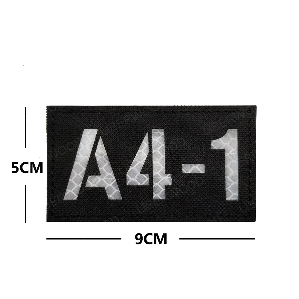 Инфракрасная светоотражающая нашивка с позывным для одежды Muiticam CP A4/B1/B9, Тактическая повязка, эмблема с петлей, Значки DIY 2
