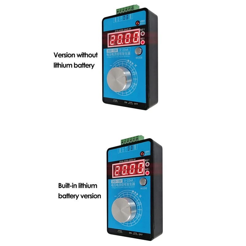 Портативный генератор сигналов 0-5 В-10 В 0-20 МА/4-20 МА, Регулируемое напряжение тока, Аналоговые источники сигнала на выходе 24 В 0