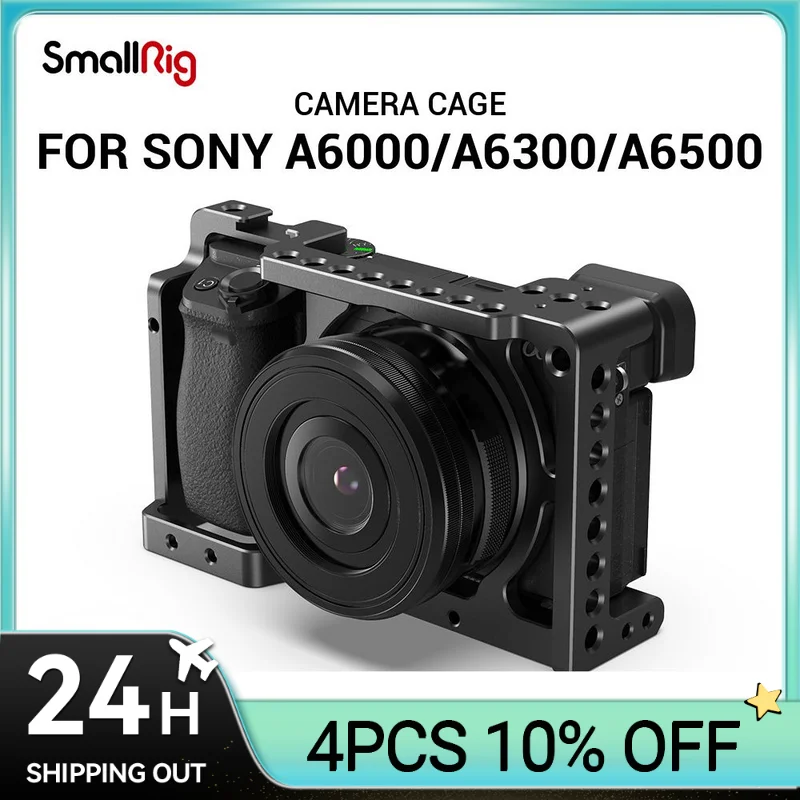 Клетка для мини-зеркальной камеры SmallRig для Sony a6000/A6300/A6500/Nex-7 для Sony Camera Rig С креплением для микрофона 1661 0