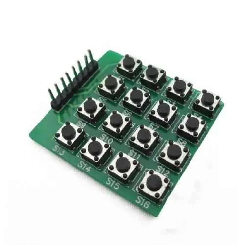матричная клавиатура 4x4 4*4 Клавиатурный модуль с 16 боттонными микроконтроллерами для arduino atmel S1/2 0