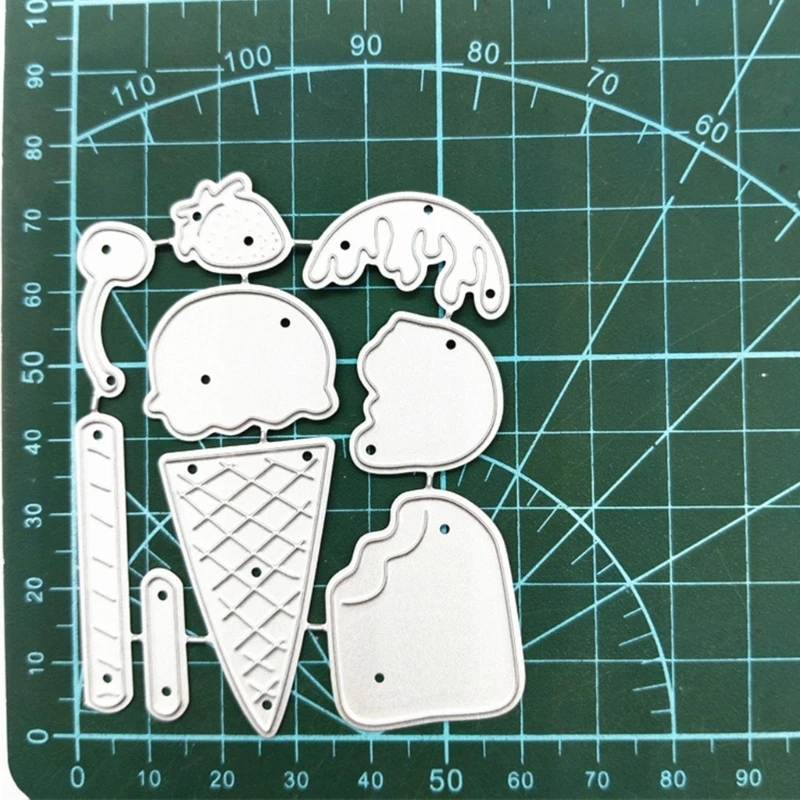 Матрица для резки мороженого из углеродистой стали, высечки для поделок из бумаги для скрапбукинга W3JE 3