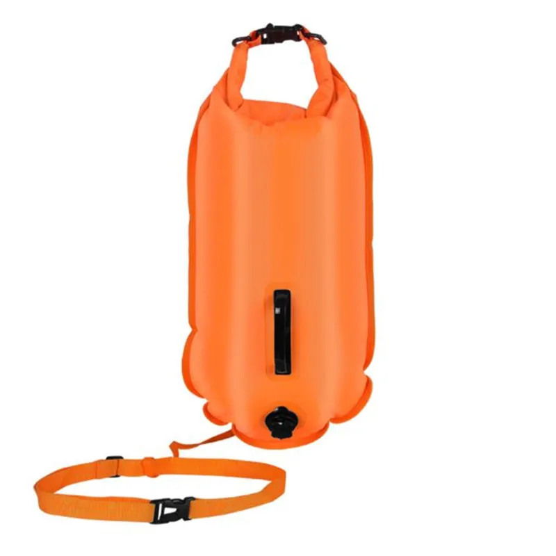Открытый плавательный буй, Многофункциональная сумка для плавания, поплавок, Водонепроницаемый Спасательный круг из ПВХ, Водные виды спорта 4
