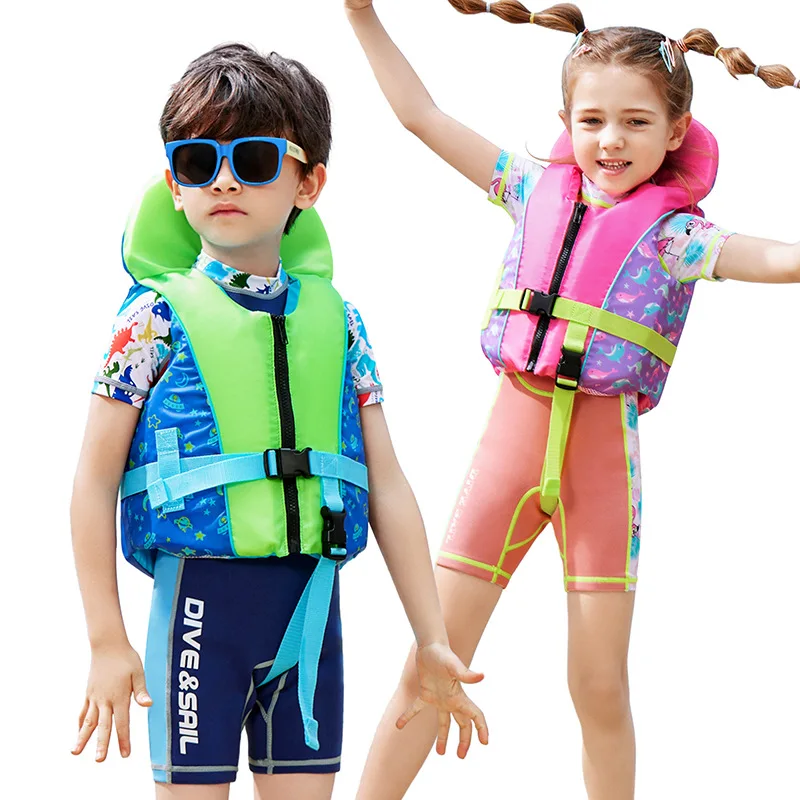 CX76 Детское тренировочное плавательное средство для защиты от утопления, жилет для защиты от дрейфа, куртка для обеспечения плавучести при серфинге 0