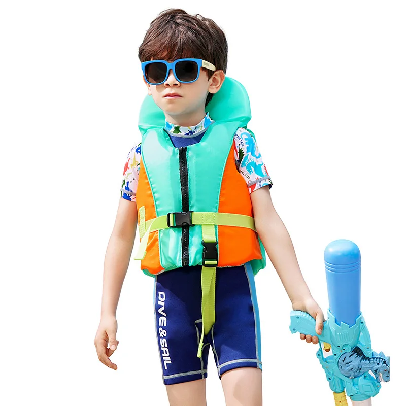 CX76 Детское тренировочное плавательное средство для защиты от утопления, жилет для защиты от дрейфа, куртка для обеспечения плавучести при серфинге 2