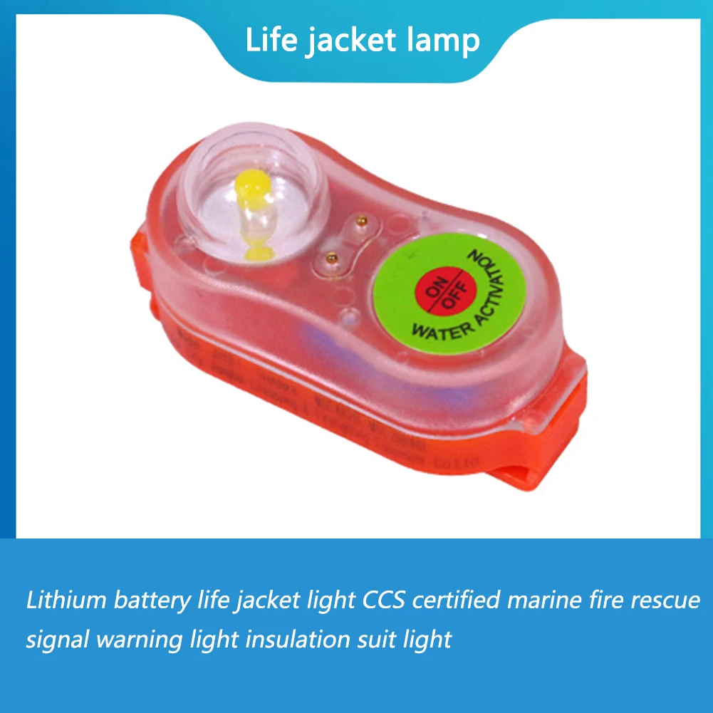 Светодиодный индикатор положения, Самосветящийся спасательный жилет, Световая сигнальная лампа для плавания, привлекает внимание 2