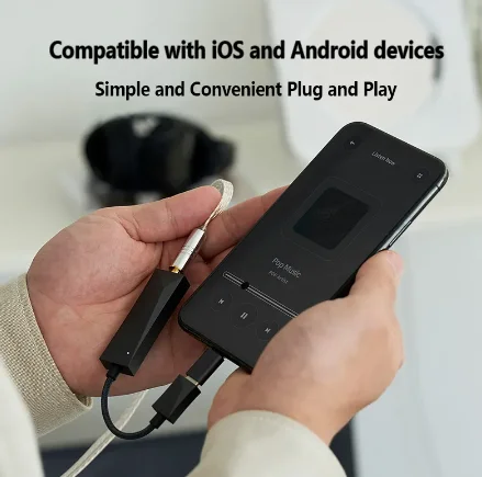 Astell & Kern AK HC3 USB-кабель DAC Портативный Hi-Fi Двойной Усилитель DAC С кабелями ES9219MQ MQA с двойным экранированием Поддерживает Устройства iOS и Android 2