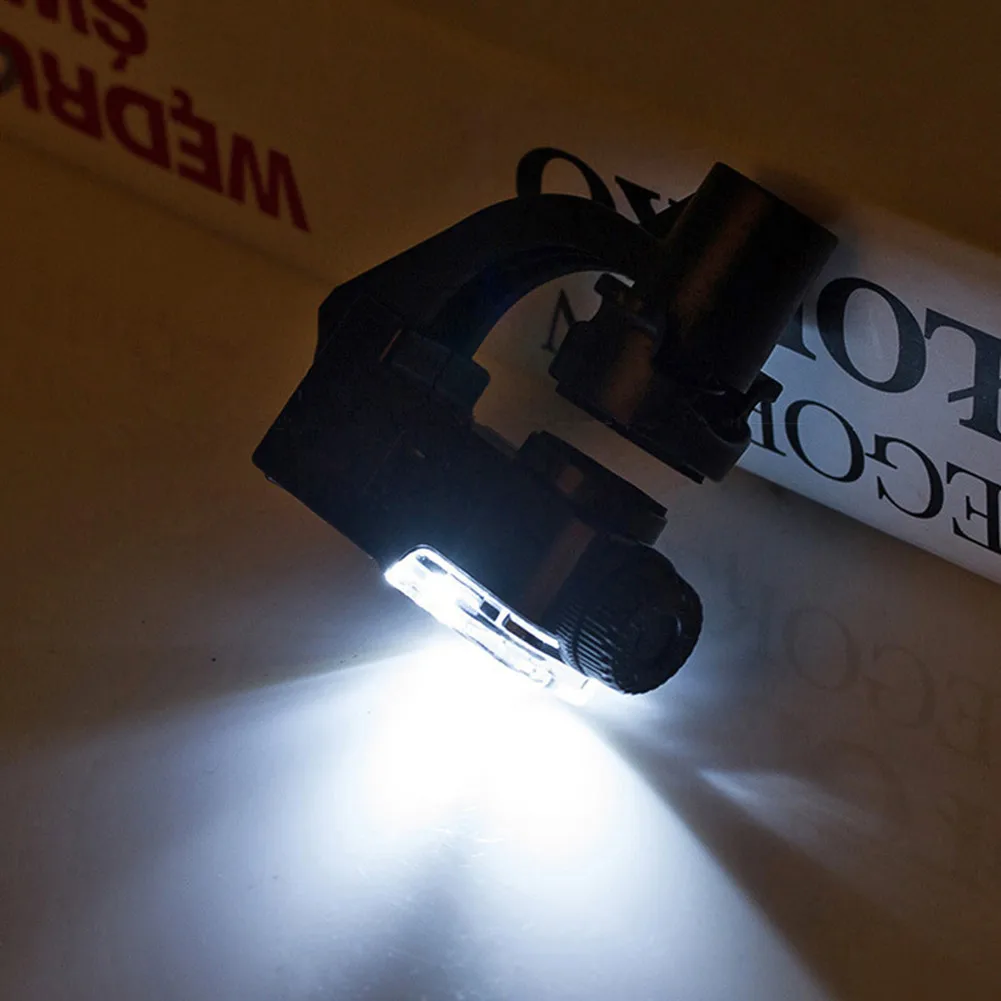 Универсальная Портативная 90-кратная Светодиодная Идентификационная лупа с подсветкой, УЛЬТРАФИОЛЕТОВАЯ лупа, карманный зажим, микроскоп для смартфона 4