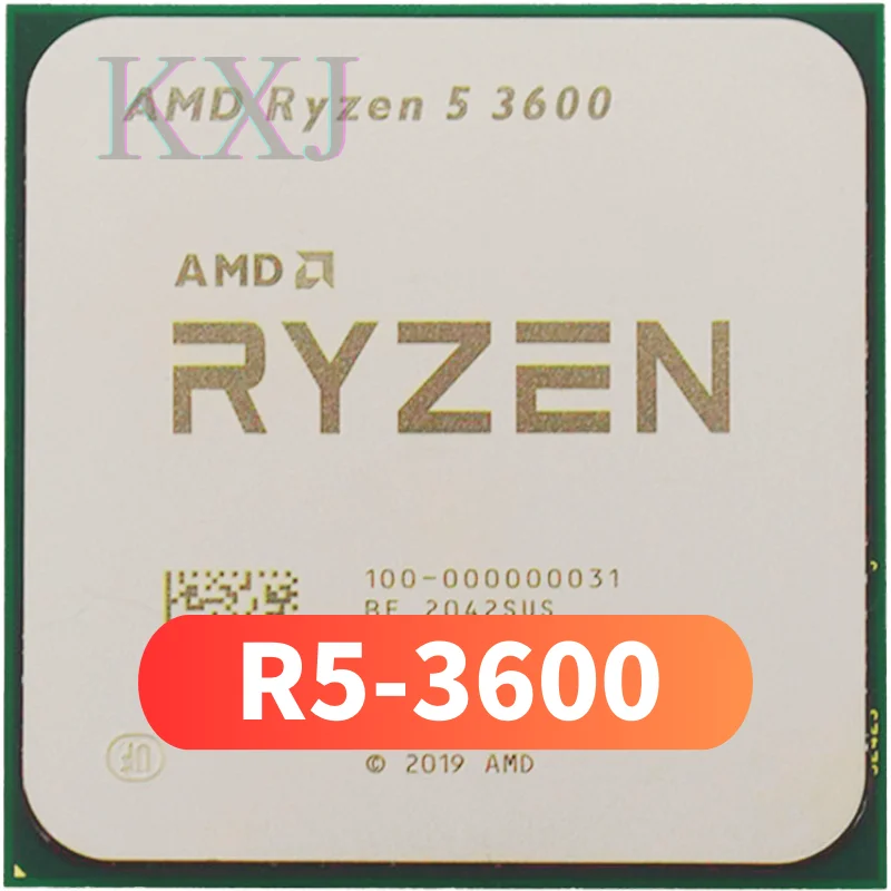 AMD Ryzen 5 3600 R5 3600 3,6 ГГц Используется игровой Zen 2 С шестиядерным двенадцатипоточным процессором 7 НМ 65 Вт L3 = 32 М 100-000000031 Сокет AM4 0