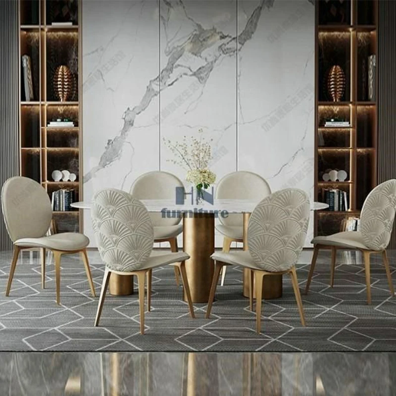 Столовые стулья в скандинавском стиле, роскошные Современные обеденные стулья для гостиной, Дизайнерская мебель для патио Clear Events Sillas 2