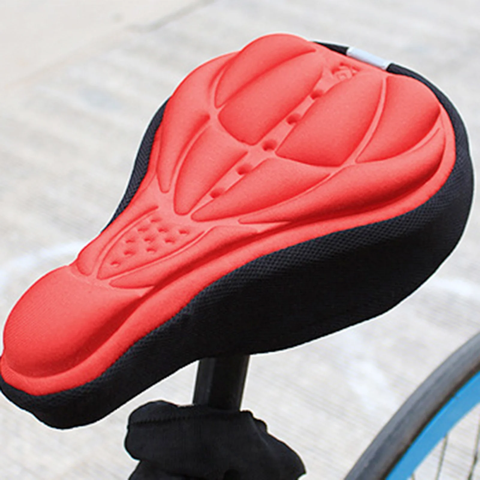 Чехол для велосипедного сиденья с мягкой подушкой, Водонепроницаемое Широкое Велосипедное Седло для шоссейных велосипедов, Инструменты для верховой езды B2Cshop 4