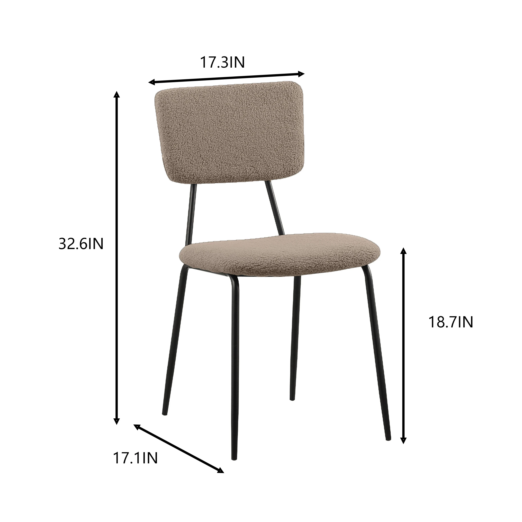 Набор из 6 стульев для столовой, удобные функциональные стулья со спинкой, обитой искусственным плюшем, и хромированными ножками, кухонные приставные стулья 3