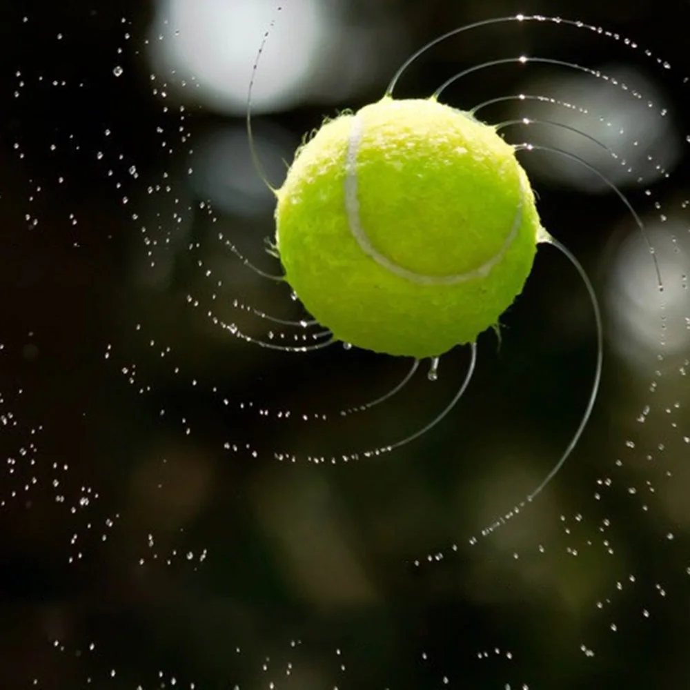 Теннисный мяч с эластичной веревкой Спортивные развлечения Теннис для друзей, семьи, соседей в подарок 3