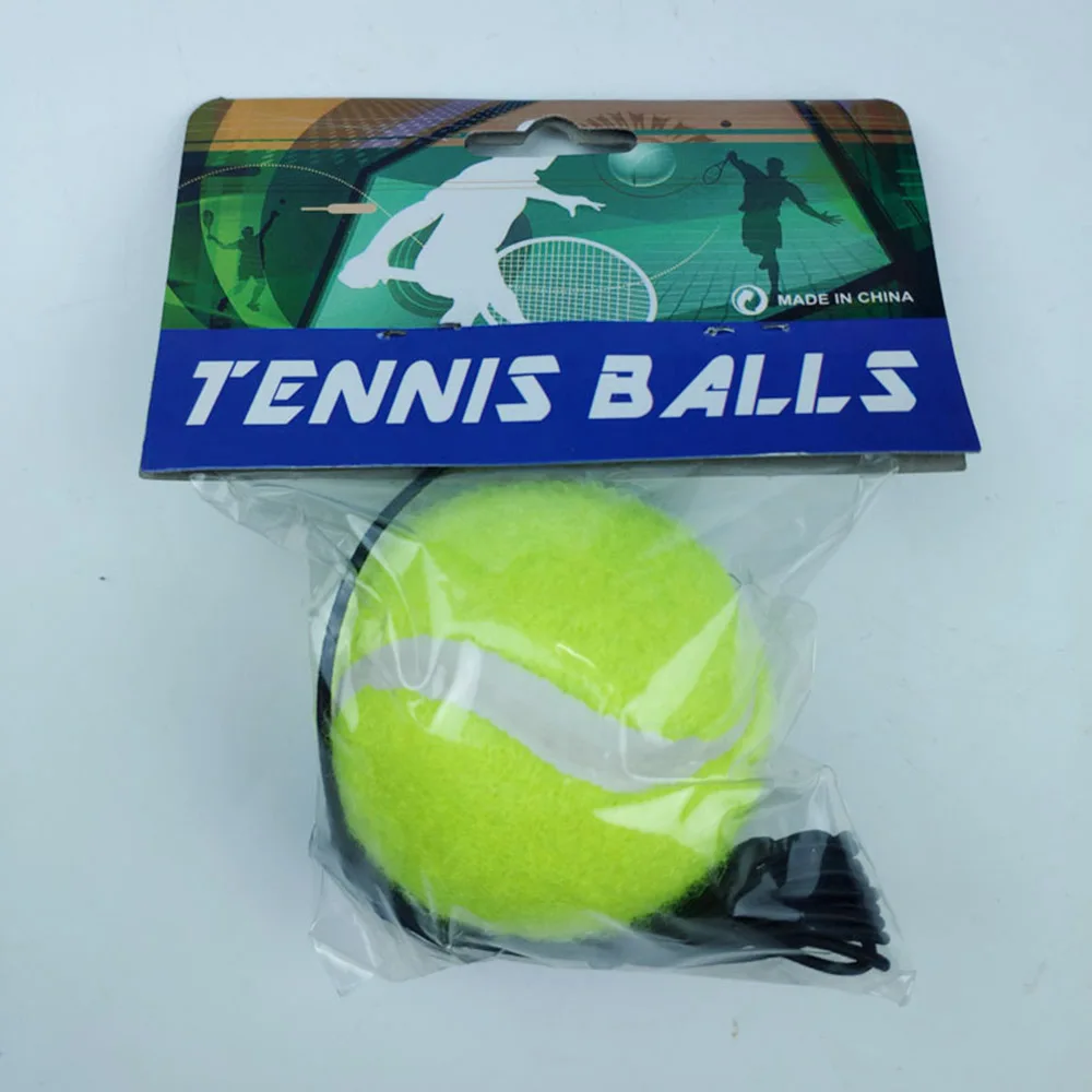 Теннисный мяч с эластичной веревкой Спортивные развлечения Теннис для друзей, семьи, соседей в подарок 4