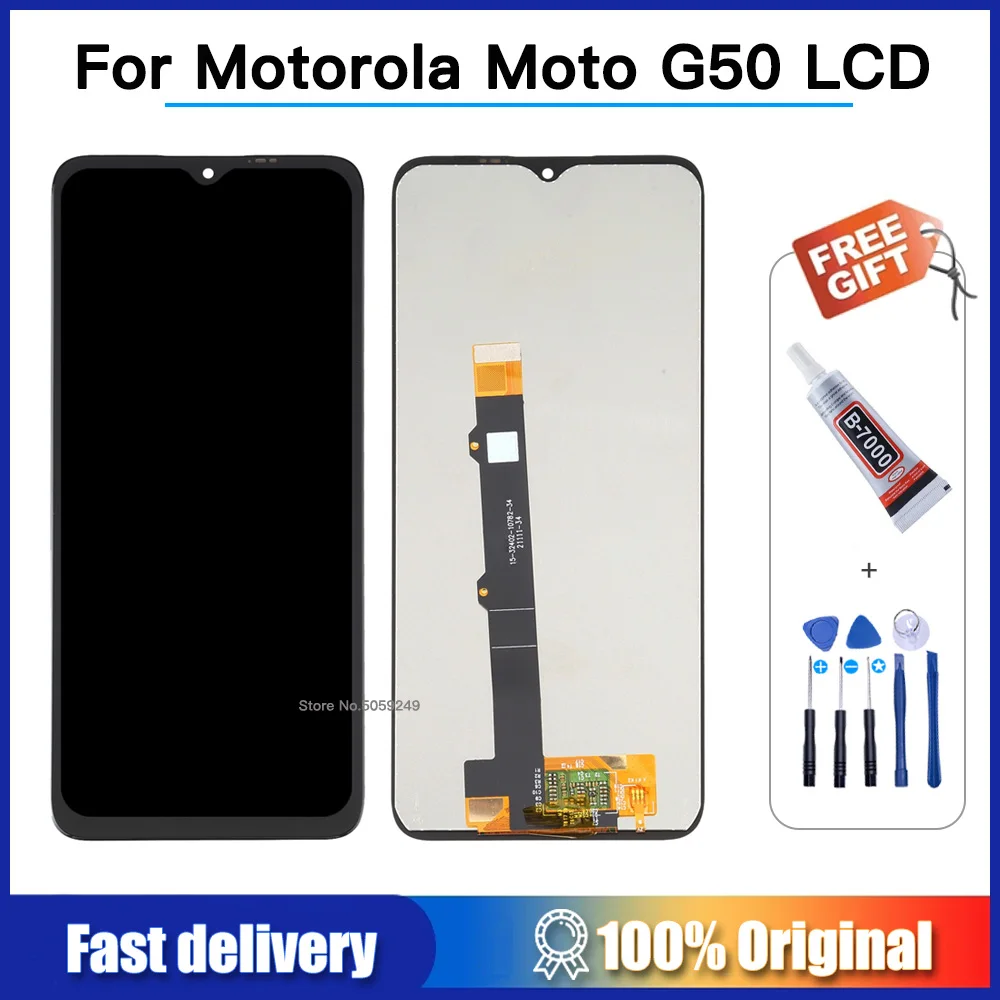 Оригинальный ЖК-дисплей Для Motorola Moto G50 XT2137-1 XT2137-2 XT2137-2 G50 5G Сенсорный ЖК-дисплей В Сборе Замена Дигитайзера 1