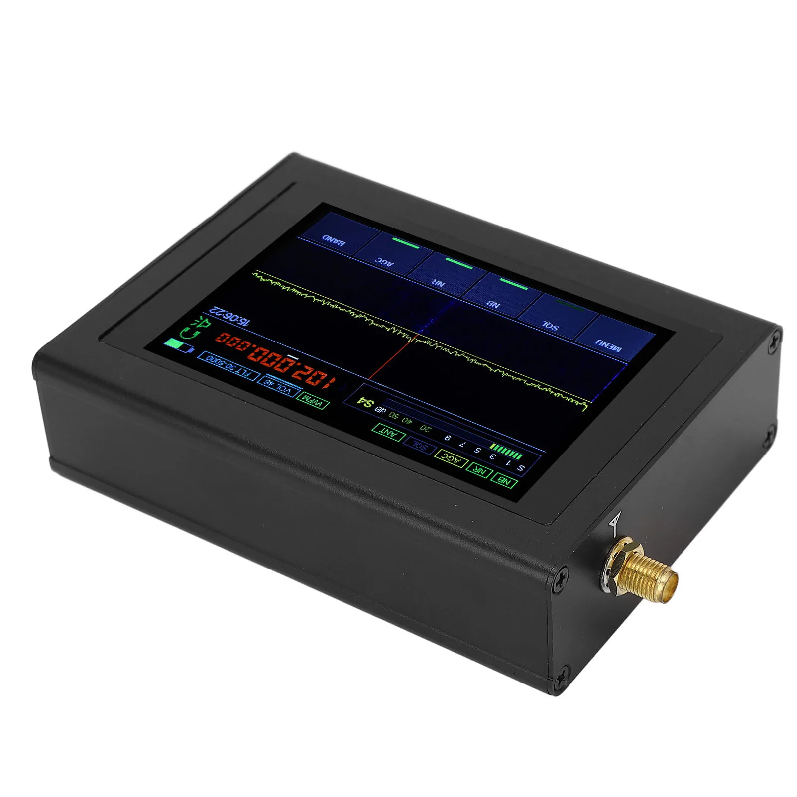 Радиоприемник с мощным фильтром переменной ширины DSP SDR, радиоприемник с сенсорным IPS экраном 3,5 дюйма с антенной для промышленного использования 2
