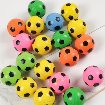10шт Красочных 30-миллиметровых футбольных резиновых надувных мячей для прыжков, спортивные игрушки на открытом воздухе для Для Для детей, сувениры на День рождения, подарок для душа ребенка