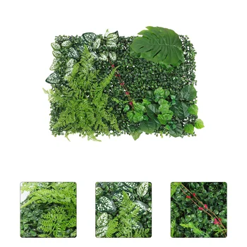 Стена из искусственной зелени, фон из зеленой травы, Имитация стен, растения, Декорация сцены для дома, Искусственный Домашний Искусственный пластик